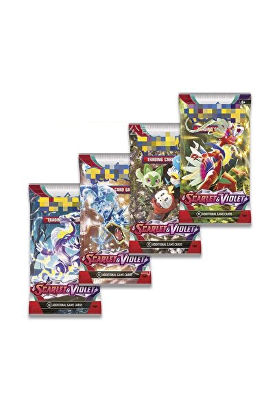 Abetto Market Pokemon Scarlet & Violet Playing Card 4 Pack