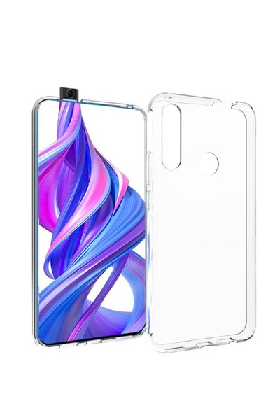 HappyCase Huawei Honor 9X Kılıf  Şeffaf Yumuşak Silikon Kılıf