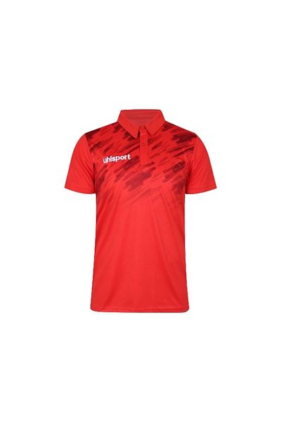 UHLSPORT Brush Red Men's Polo Neck T-shirt