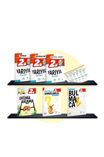 öğretmen evde Öğretmen Evde Yayınları 2. Sınıf Yarıyıl Tatil Seti