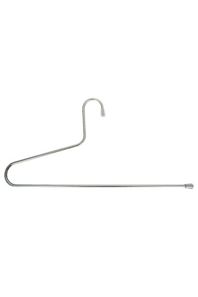 VENON 1Pcs Chrome Plain Model Trousers - Metalic Closet Detail, Hanger Clothes Scarf Kerchief Outfit