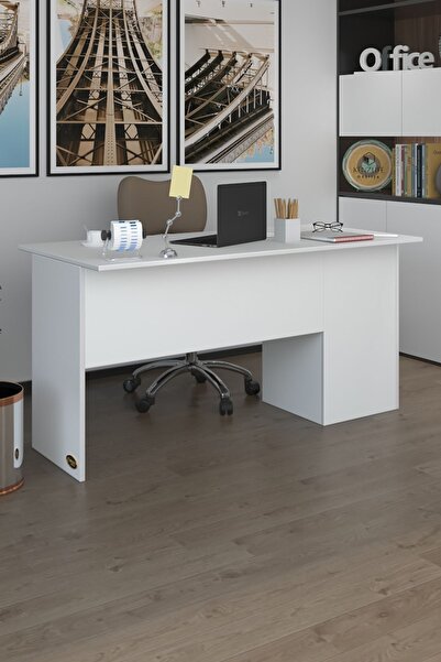 Kenzlife Ofis Masası Miyamoto Byz Sol 75*130*60 Kilitli Kapaklı Dolap Bilgisayar Çalışma Masası