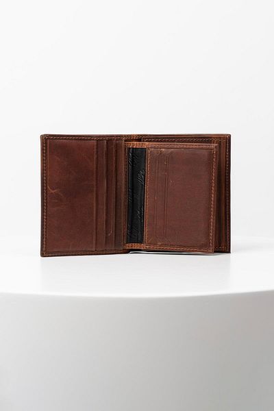 BAYDERİ Cortez Genuine Leather Men's Wallet with Extra Card