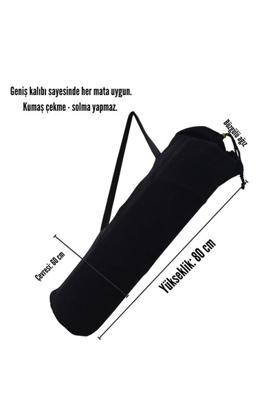 Attolya Pilates and Yoga Mat Carry Bag - Sports Bag, Drawstring Yoga Mat