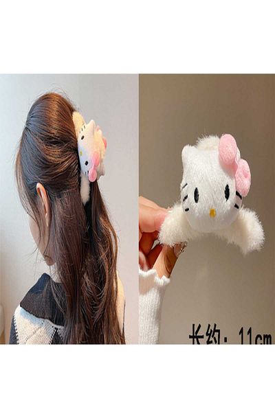 Eva Rose Sanrio figurás plüss ruhacsipesz 3-12 éves lányoknak - csatos lánycsat