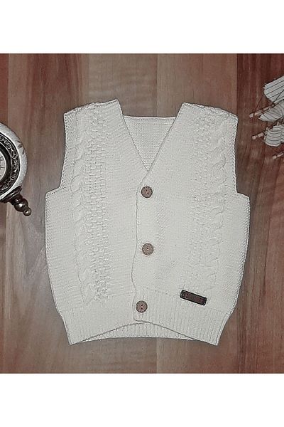 minikiss Knitwear Knitted Baby Vest