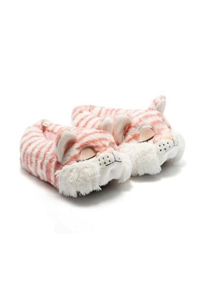 Twigy Pompik Γυναικείες Παντόφλες Animal Ροζ 36/41