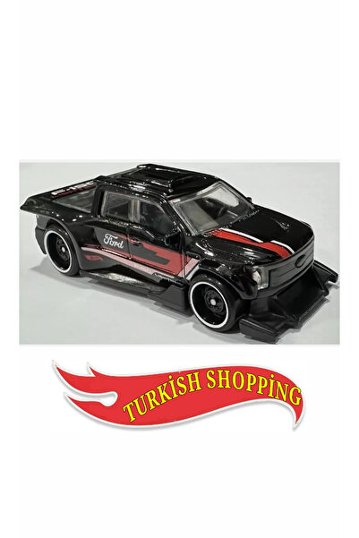 HOT WHEELS 1/64 Ölçek Ford F-150 Lightning Custom Siyah Pikap