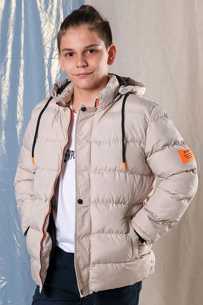 Zaziko Kids Boy's Hooded Fleece Inflatable Coat 2057-Z