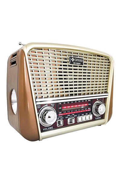 Genel Markalar Radyo Nostalji Şarjli Bt/usb/sd/aux Fenerli Cm-1600bt