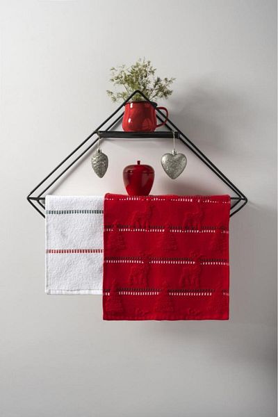 Ender Home Giglio New Year 2-Piece Gift Towel Set – 30X50Cm