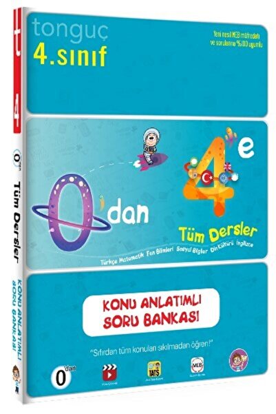 Tonguç Yayınları 4.sınıf 0 Dan 4 E Konu Anlatımlı Soru Bankası