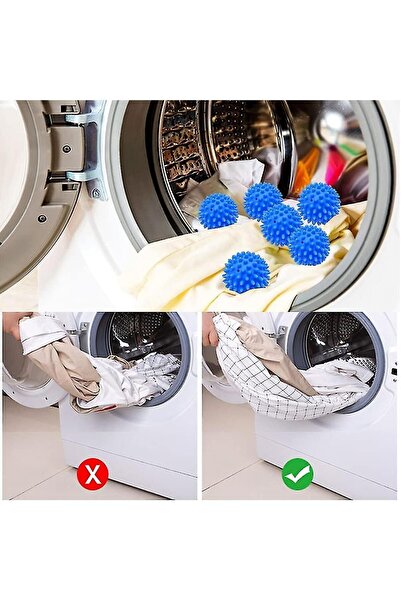 Duffa 2-Piece Hair Collector Anti-Wrinkle Clothes Dryer Ball