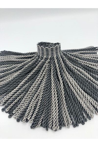 KATMERTEKS Bulyon Fringe 6 Meters Smoke-Anthracite Color