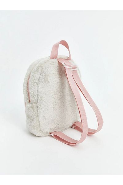 LC Waikiki Dívčí batoh Lcw Accessories Ecru Stitch Printed