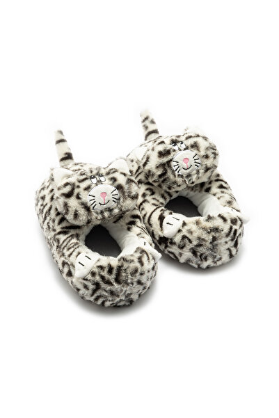 Twigy Papuci animale Gatto pentru femei, gri 36/41