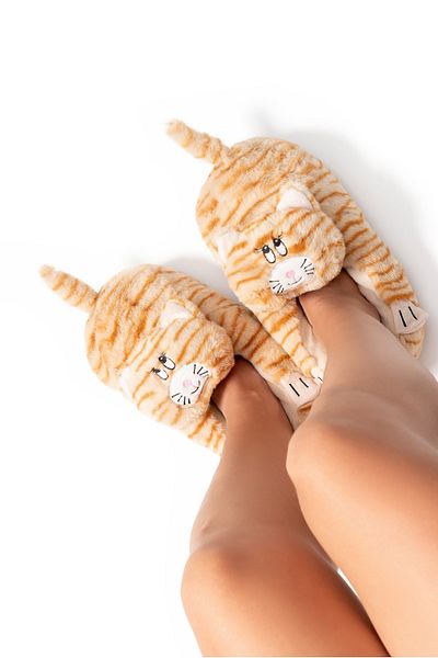 Twigy Gatto Γυναικείες Παντόφλες Animal Yellow 36/41