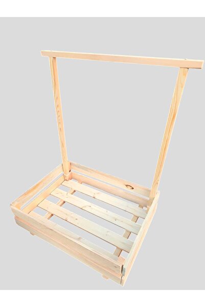 AYIŞIĞI DESİNG Ahşap Kasa, Ahşap Bebek Kırk Sepeti Büyük Boy