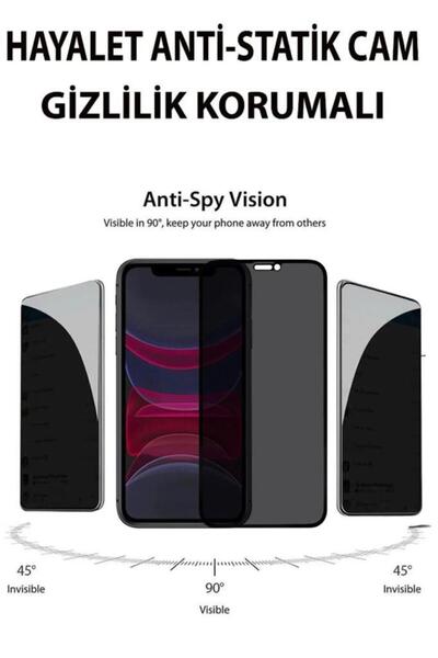 3GEN CASE واقي شاشة زجاجي متوافق مع هاتف iPhone 11 Ghost مضاد للكهرباء الساكن...