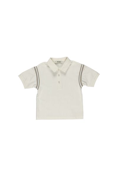 Panço Kurzarm-T-Shirt mit Kragen für Babys