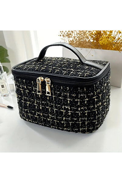 CEDAN Жіночий футляр для макіяжу великої місткості Портативний футляр для макіяжу Дорожній футляр для макіяжу