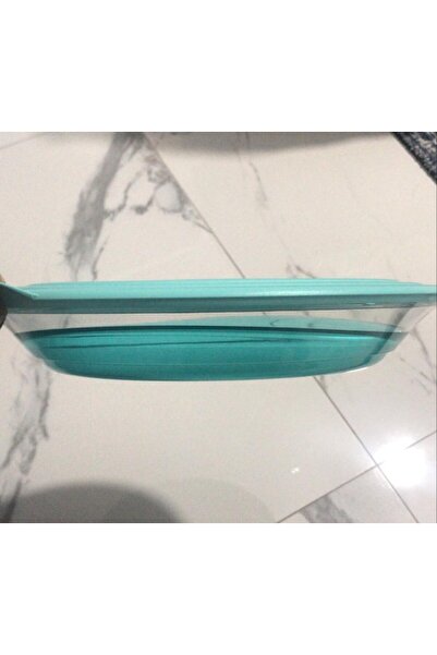 Tupperware Damla servis saklama TURKUAZ 1.5 lt yatay elaganzıa platter