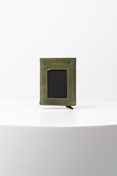 BAYDERİ Механізований чоловічий гаманець з натуральної шкіри Jules