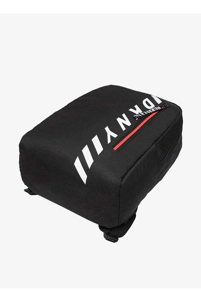 Dkny Logo Print Backpack with Double Handle and Zip Closure