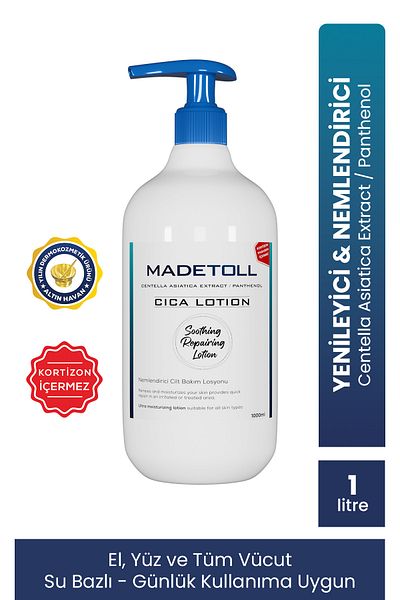 Madetoll 1000 ml Skin Cell Renewal and Moisturizing Cica Lotion - Soothing