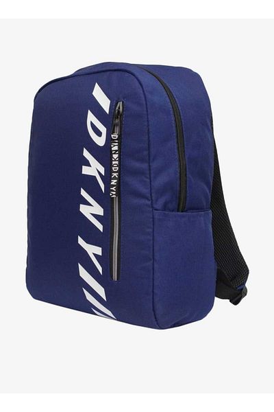 Dkny Logo Print Backpack with Double Handle and Zip Closure