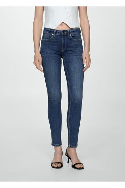 MANGO Woman Blugi skinny push-up