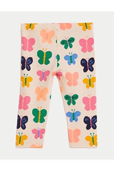 Marks & Spencer Kelebek Desenli Legging Tayt (0-3 Yaş)
