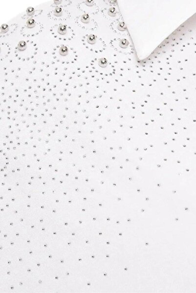 Zer Otantik Cămașă Aerobin cu mărgele albe de mărime mare