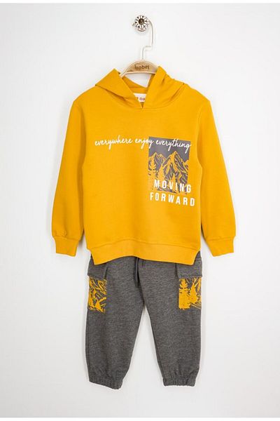 İsobel Kids Moving Forward Hooded Cargo Pocket Set