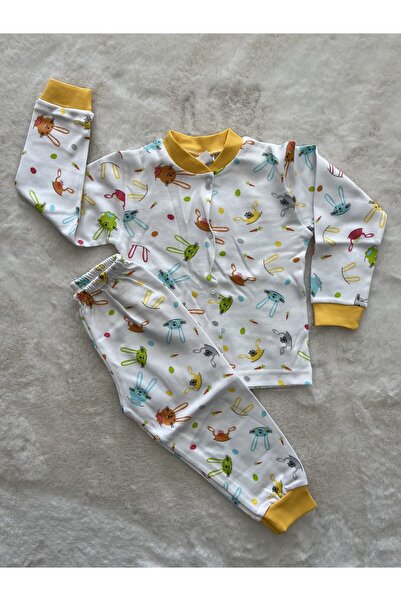 Seçkin Baby Tavşan Suratlar Pijama Takımı