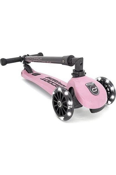 SCOOT AND RIDE Highwaykick 3 - Children's Scooter with Pink Led Wheels 170301 -96346