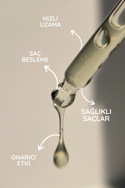 Orginx Yavaş Uzayan Ve Aşırı Yıpranmış Saçlar Için Saç Uzatma Serumu Argan Ve Keratin Özlü 30 ml