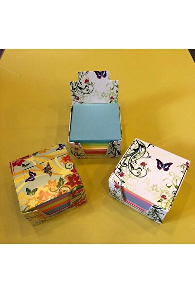 Muka Küp Kağıt Notluk Masaüstü Renkli Kağıt 8x8 Cm 500'lü 1 Adet Fiyatıdır