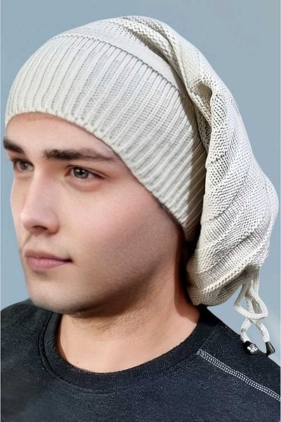 Trenderrs Ανδρικά χειμωνιάτικα πλεκτά πλεκτά Beanie και γιακάς λαιμού