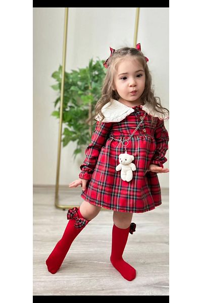 Antiochiabutique Червена рокля за момиче
