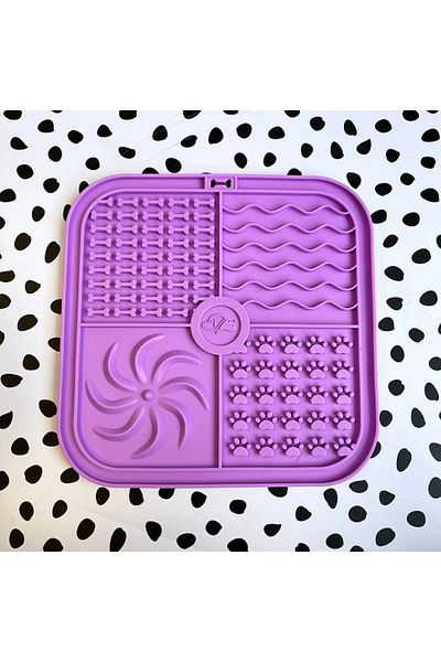 TİNEKE 1Pc Slow Food Container for Dog and Cat - Food and Liquid Eating Mat 20X20