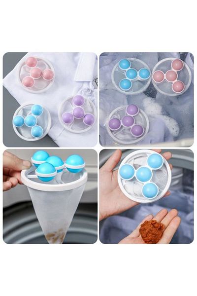 BORA HOME Dust and Pet Hair Collector Washable Lint Removal Apparatus for Washing Machine