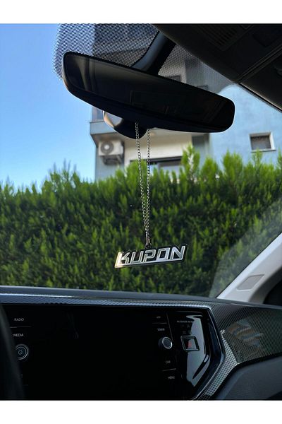 OTOMOR AKSESUAR Coupon Written Car Rearview Mirror Ornament