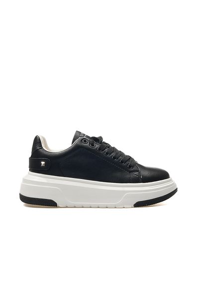 Lufian Adel Women - Genuine Leather Black Casual Daily Shoes 25Y 121230017