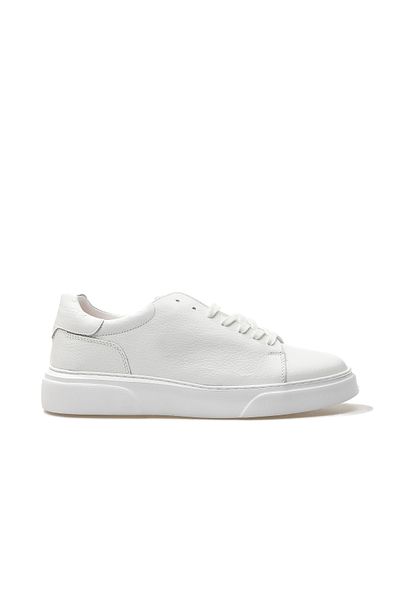 Lufian Pantofi casual Tommy din piele naturală albă pentru bărbați - 25 ani 111230187   M
