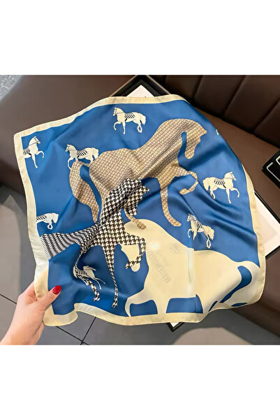 LWP Shop UK Herme Boyun Eşarp Mavi