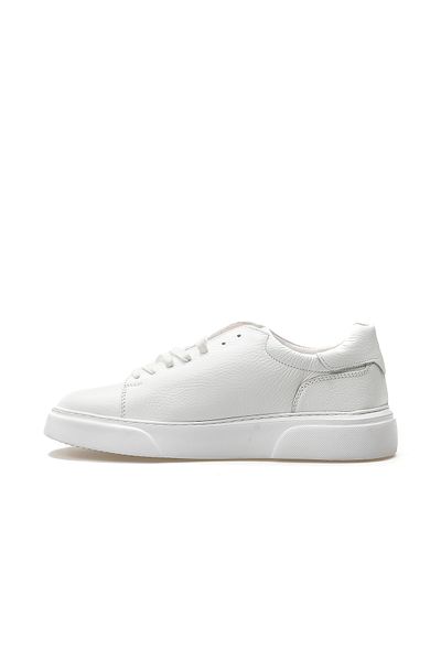 Lufian Pantofi casual Tommy din piele naturală albă pentru bărbați - 25 ani 111230187   M