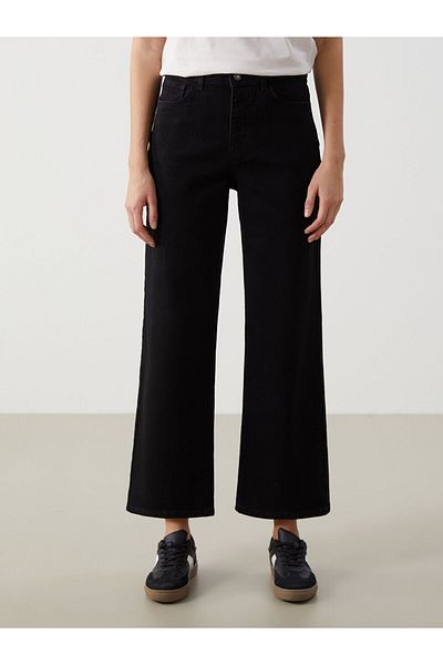 LC Waikiki Γυναικείο τζιν παντελόνι Lcwk Wideleg