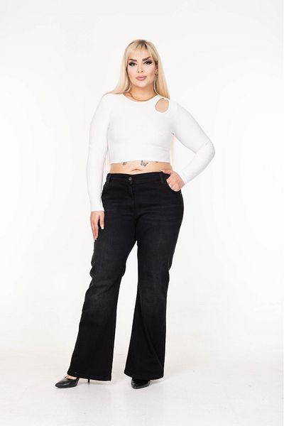EYLÜLXXL Spanish Legs Large Size Jeans Pants