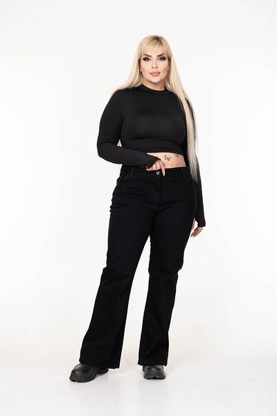 EYLÜLXXL Spanish Legs Large Size Jeans Pants
